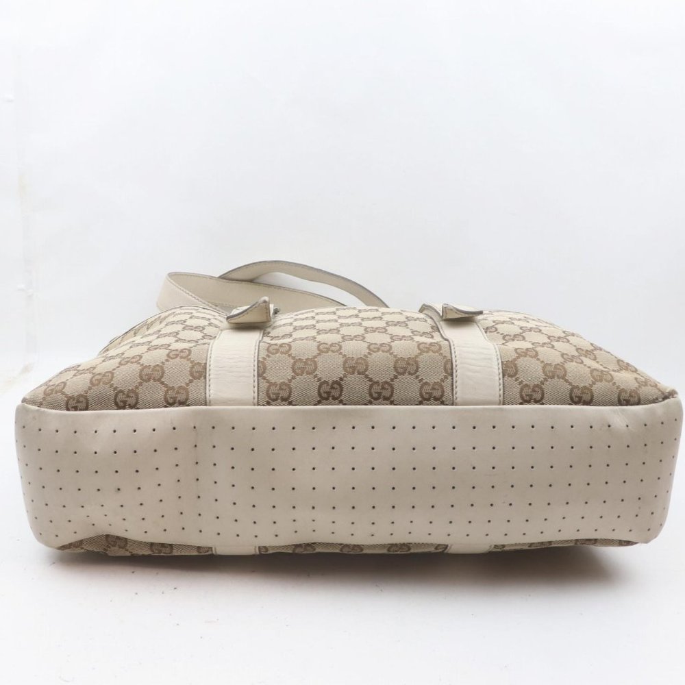 Gucci Tote Bag Brown Canvas - Picture 8 of 13